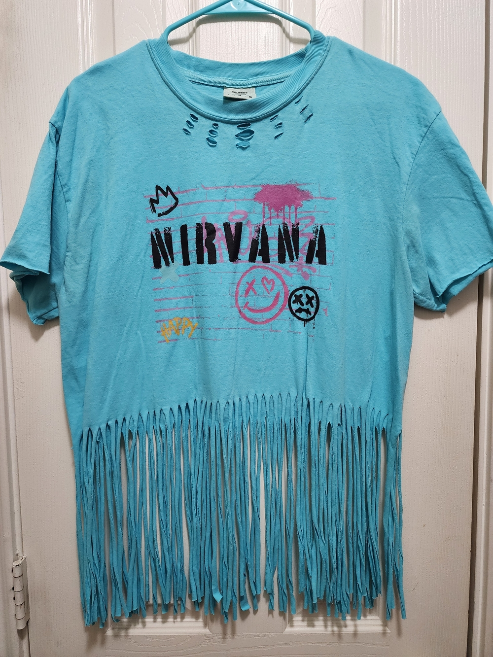 Nirvana Fringe Graphic Tee  Large